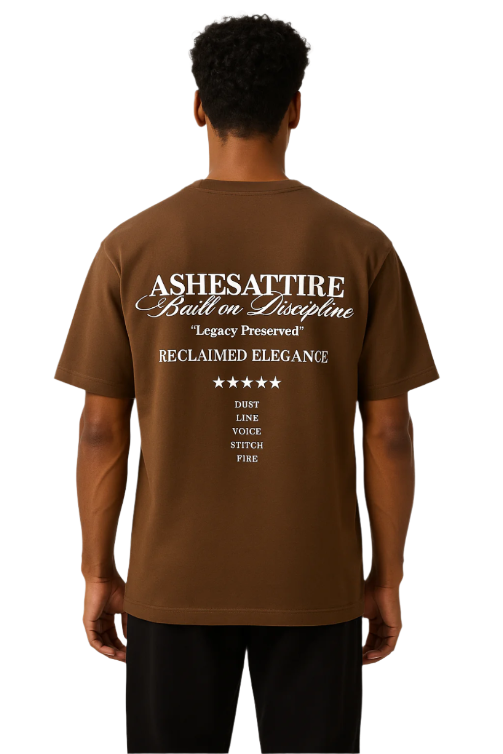 Legacy Preserved Oversized Tee - Brown