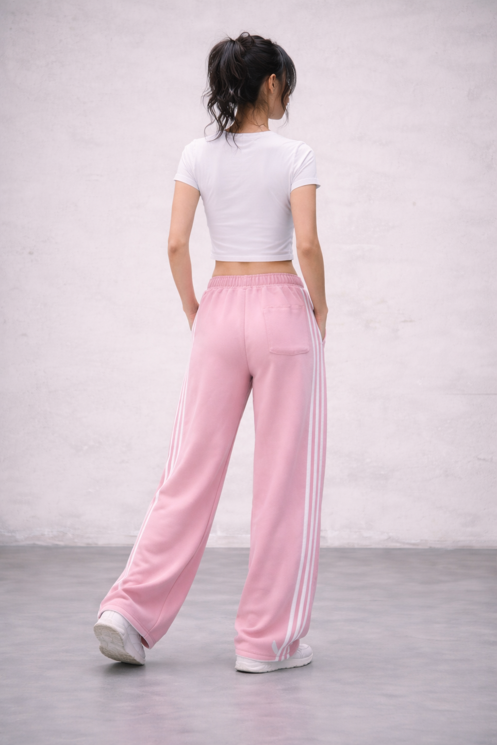 Pink Striped Trousers