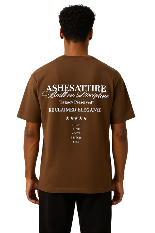 Legacy Preserved Oversized Tee - Brown