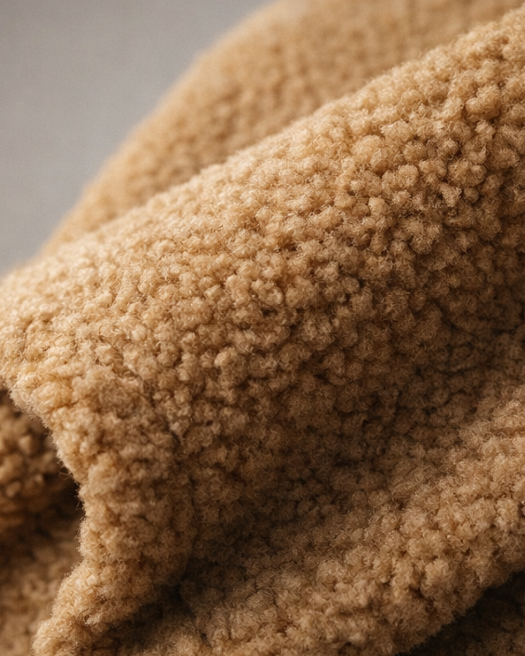 Polar Crop Quarter Zip - Camel