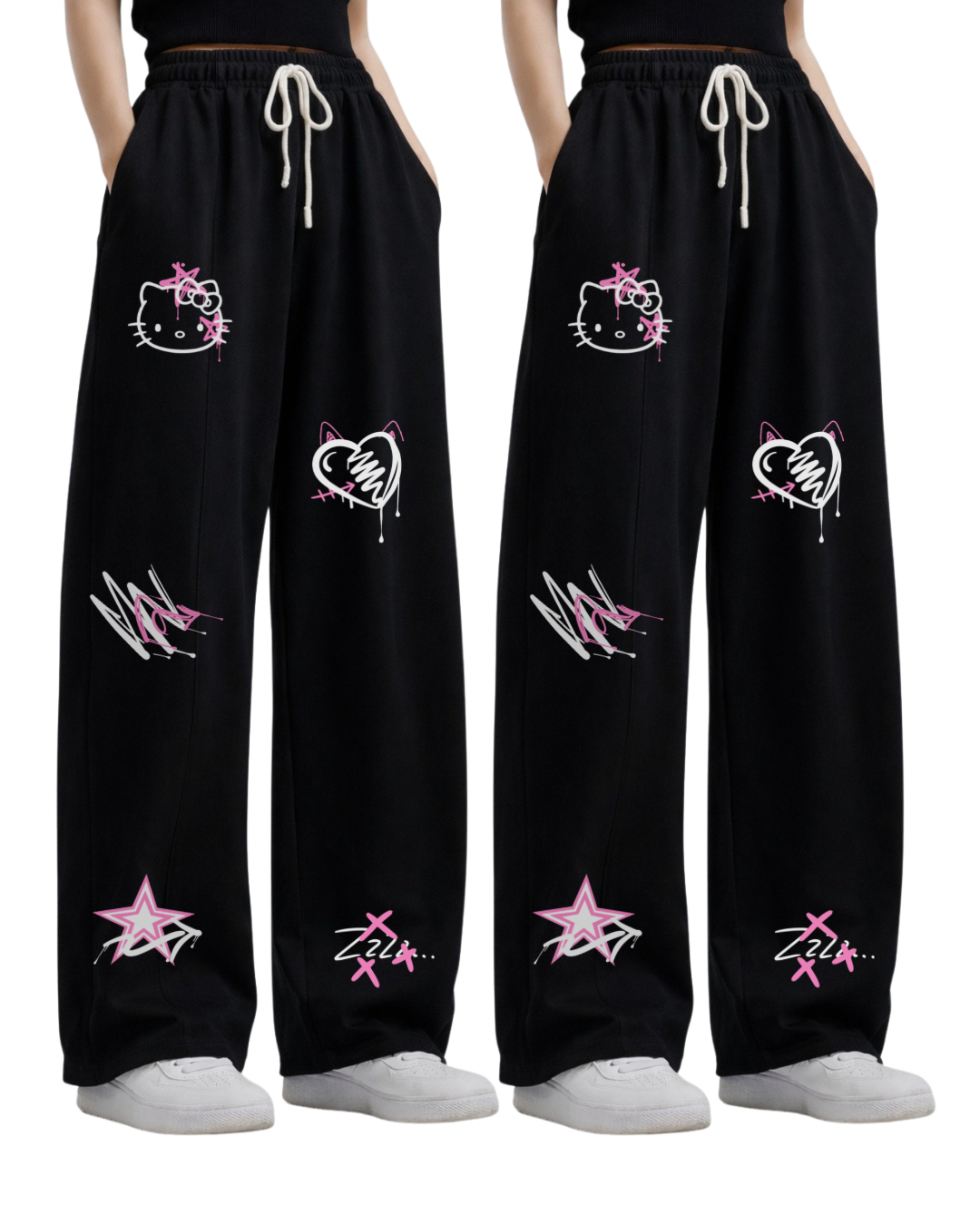 Black Kitty Klassic Trousers - Pack
