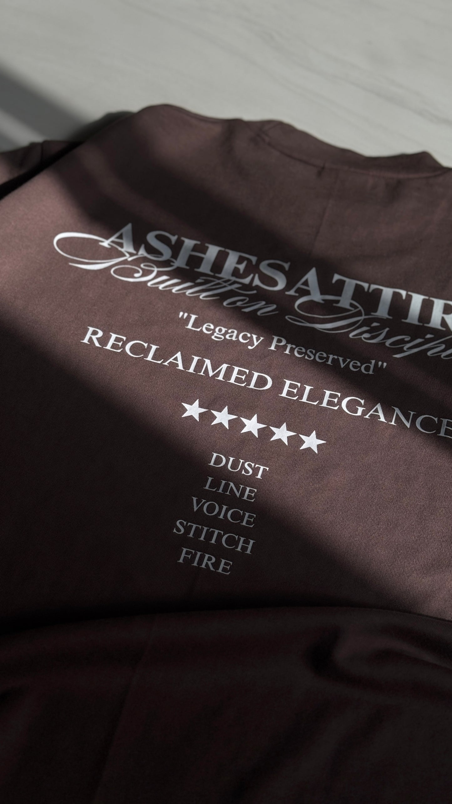 Legacy Preserved Oversized Tee - Brown