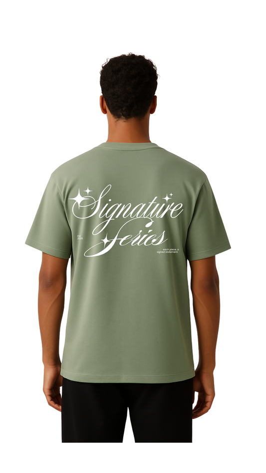 Signature Series Star Tee - Olive Green